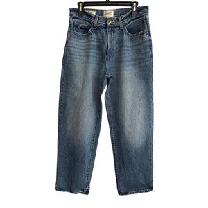 Universal Thread Womens 90s Baggy Jeans 6/R Medium Wash High Rise Cotton Denim